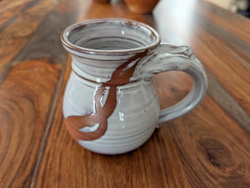 Taza artesanal de cerámica con acabado Shale miniatura 2