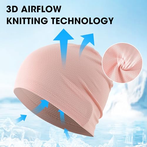Image of WTACTFUL Cooling Skull Cap Breathable Mesh for Men Women | Lightweight Mesh Thin Quick-drying Moisture-Wicking Motorcycle Cycling Summer Sports Helmet Liner Hard Hat Liner