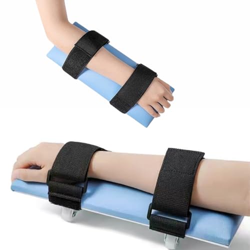 Shoulder Rehab Skateboard, Arm Rehabilitation Assisting Exercise Equipment, 3 Training Methods: Shoulder/elbow/shoulder Elbow, 4 360° Silent Universal Wheels, PU Leather Material for Rotator Cuff Reco