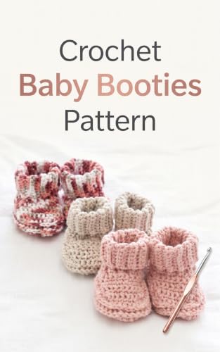 Crochet Baby Booties Adorable Newborn Shoes and Infant Footwear Patterns: A Beginner-Friendly Step-by-Step Guide to Crafting Cozy, Size-Adjustable Baby Gifts Yarns Pattern image 2