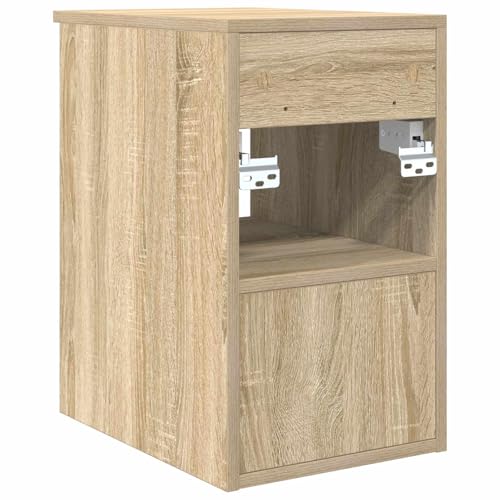Armario de baño de roble Sonoma de 30x41x50 cm con estante 5