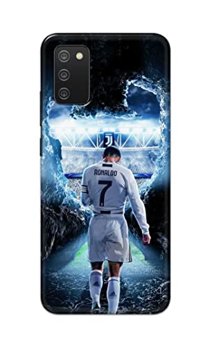 Image of Printed Hard Back Cover Case for Samsung Galaxy M02s | Samsung A02s | Samsung F02s | Samsung A03s Back Cover (Footbal Legend) -1302