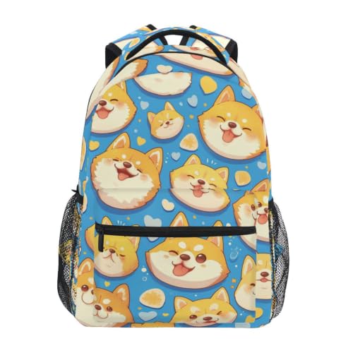 Sac à dos scolaire chiens mignons pour cartable d'étudiants