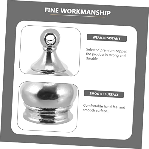 Image of balacoo Lamp Finials Cow Horn Decorative Head Zinc Alloy Lamp Shade Nut Replacement Knob for Table Lamps Chandeliers Diy Lighting Accessories