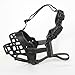 Dog Muzzle,Soft Basket Silicone Muzzles for Dog, Best to Prevent Biting, Chewing and Barking, Allows Drinking and Panting, Used with Collar (1 (Snout 7-8"), Black)