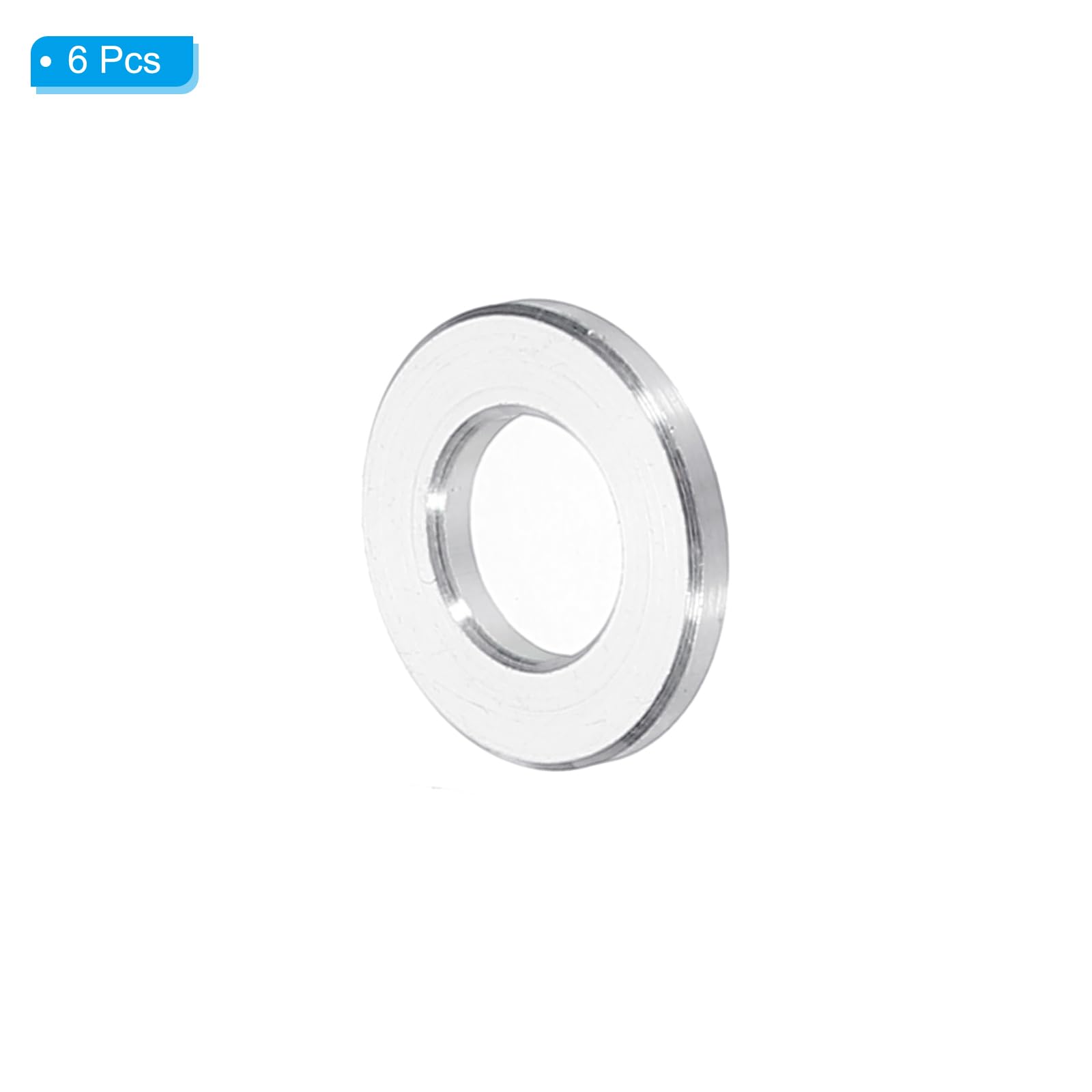 PATIKIL M6 Aluminum Spacers, 6pcs 1/4" x1/2" Round Metal Spacers for 1/4 or M6 Screw Bolts - Image 3