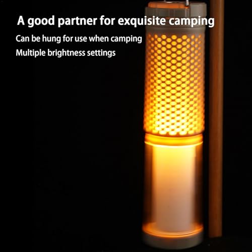 Luzes LED para acampamento, Luzes telescópicas recarregáveis ​​para acampamento, Lanterna portátil a