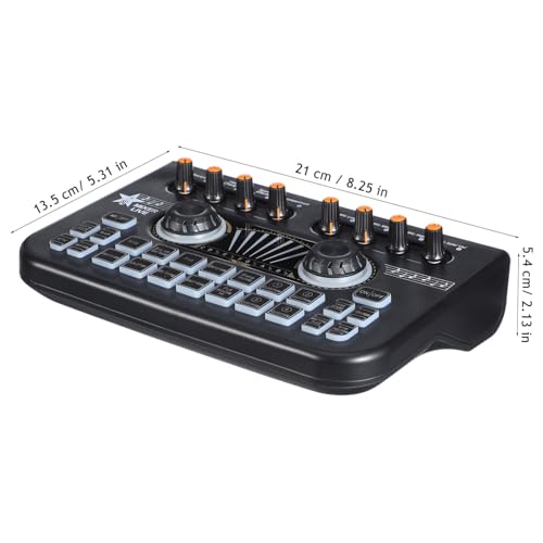 Tarjeta de sonido y micrófono SHINEOFI para grabación y karaoke 2