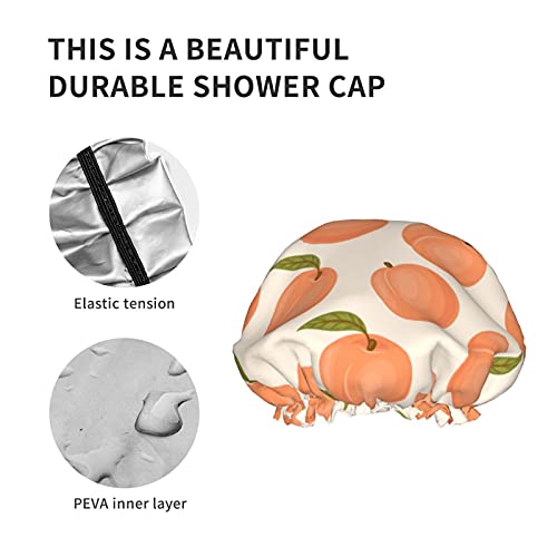 Cuffia da doccia, cuffia da notte color pesca