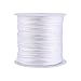 Produktbild Nylonschnur, 100 M x 0.8mm Nylon Beading Thread String Chinesischen Knotenschnur Nylon Shamballa Makramee Faden für DIY Armband Halskette Schmuck, Weiß