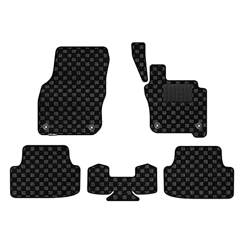 Hotfield VW フォルクスワーゲン 互換品 新型 GOLF ゴルフ8 CDD系 2025年1月〜モデルに対応 フロアマット 車種:ゴルフ(ガソリン車) / カジュアル チェックブラック