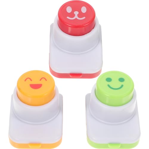 ABOOFAN 3pcs Smile-Gesicht-Seetang-Nori-Schneideformer, Seetang-Nori-Stanzer, Diy-Sushi-Werkzeug, Bento-Box-Dekoration