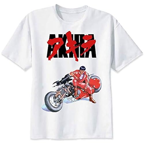 Akira - Camiseta para hombre Tokyo Cyberpunk, blanco, L