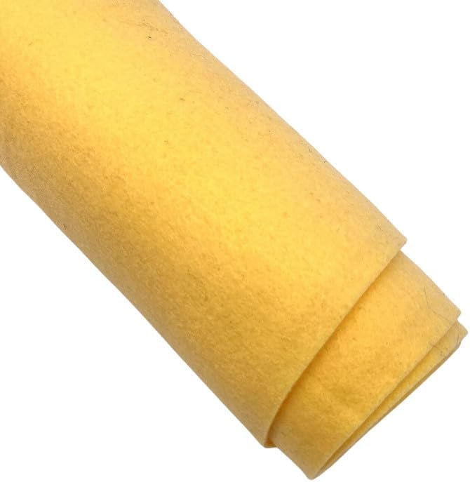 Ice Fabrics Craft Felt Fabric by The Yard - 72" Wide & 1.6mm Thick Acrylic Felt - Soft and Durable Champagne Fabric for DIY Arts & Crafts, Decorations and More - 3 Yards Champagne
