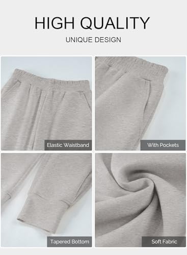 Aleumdr Women's High Waisted Sweatpants Pockets - Image 5