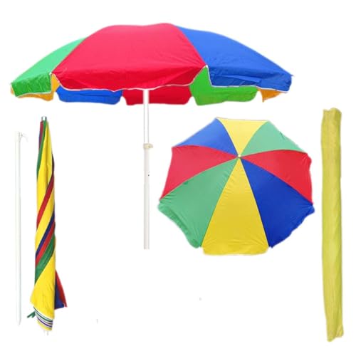 XONOV Multicolor Patio Umbrella with Stand Pack of 1 - Image 2