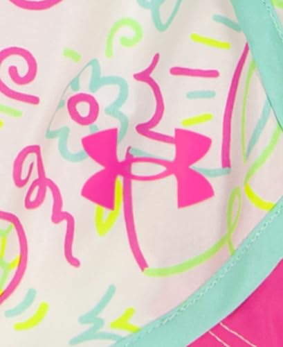 Image of Under Armour Girls' 2-piece Short Sleeve Tee and Shorts Set, Lightweight and Comfortable