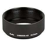 Kenko レンズフード レンズメタルフード LMH405-43 BK 40.5mm アルミ製 連結可能 791998