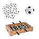MINGZE 12 stücke Tischfußball Kickerbälle Ball, 36mm Tischfußball Fußball Ersatzbälle, Schwarz und Weiß Tischfußbälle Spiel Standardgröße