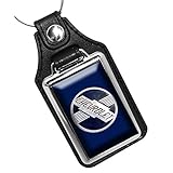Brotherhood Vintage Slanted Compatible with Chevy Emblem Design Keychain Key Holder Key Ring for Men...