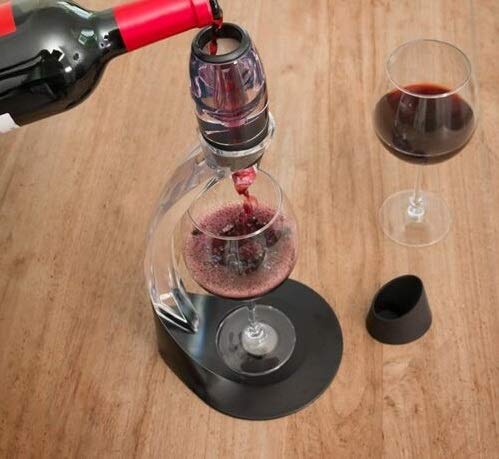 High-Q InnovaGoods Aérateur de vin Décanter Oxygénation Saveur Enhancer Avec support