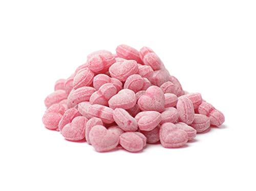 Glühweinherzen Fruchtbonbons - Kräuterbonbons- Bonbons mit Glühweingeschmack Glühwein Bonbons (120g)