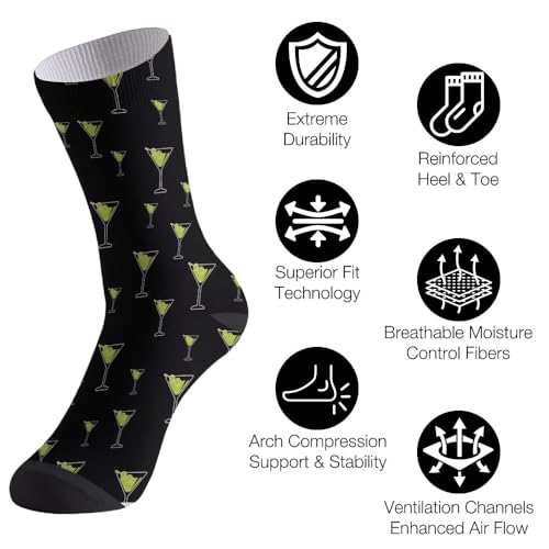 Crew Sock for Women Men Animal Graphic Compression Socks Fall Hiking Crew Socks Novelty Athletic Sport Dress Socks3