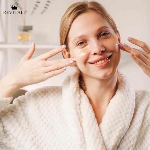 Revitale Pure Vegan Under Eye Patches, Helps Reduce Puffy Eyes & Dark Circles, Revitalise Dull Eye Masks, Nourishes, Renews - Image 3