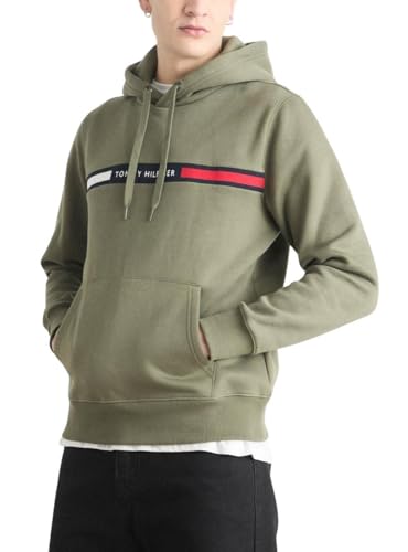 Felpa Chest Insert con Marsupio Battle 3XL uomo con cappuccio verde