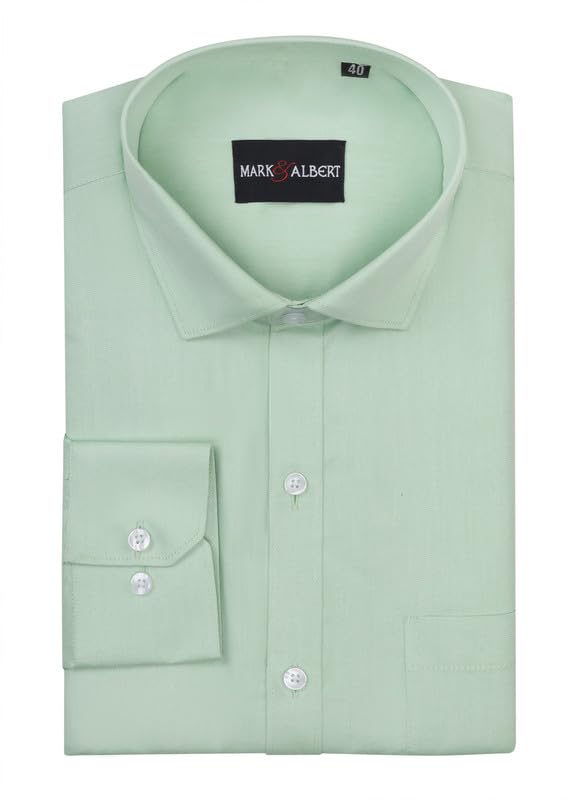 Image of MARK & ALBERT Men's Cotton Formal Shirt