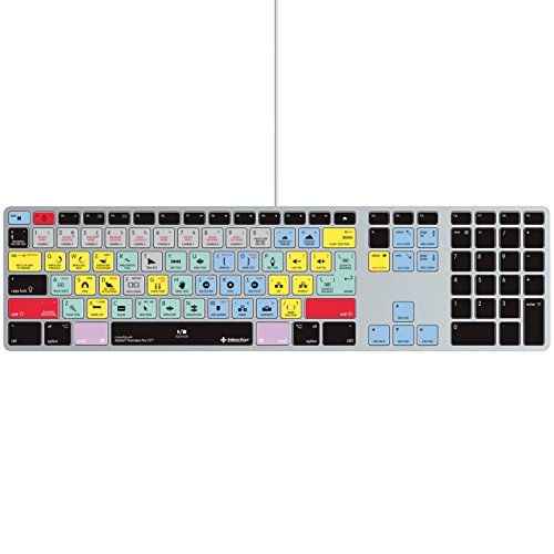 Cover for Premiere Pro CC Keyboard Cover | Apple iMac Wired USB Keyboard | Does NOT FIT Wireless Magic Keyboard