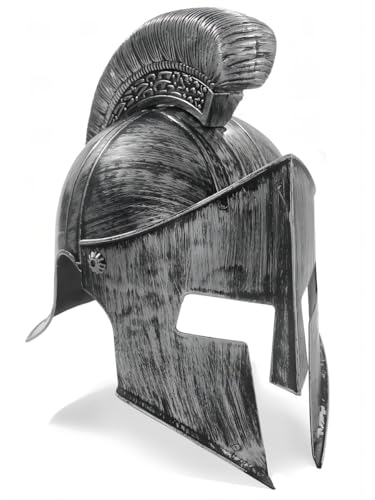 Adult's Silver Spartan Helmet