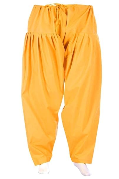 Women's Cotton Semi Patiala Salwar, Traditional Pleated Palazzo Pants-picture-37