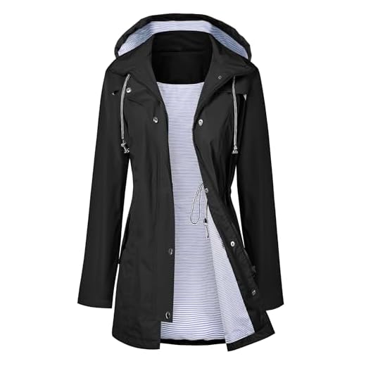Best to use umbrella or jacket in london rain Lightweight Women's Packable Rain Jacket
