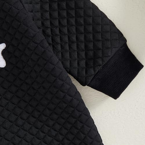 Newborn Baby Girl Boy Jumpsuit Cute Halloween Pumpkin Romper Embroidery Thanksgiving Turkey Fall Winter Outfit3