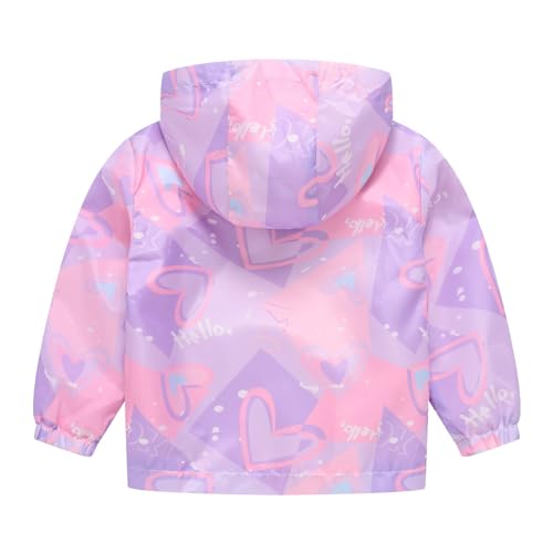 Zip Up Hooded Jackets For Kids Windproof Graphic Printed Casual Jacket Long Sleeve Cute Lightweight Coats Fall Clothes2