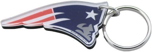 WinCraft NFL New England Patriots Premium Acrylic Key Ring