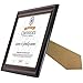 GraduationMall A4 Zwart Certificaat Frame Houten Fotolijst Document Diploma Houder Glas Fotolijsten voor Muur Tafelblad Display