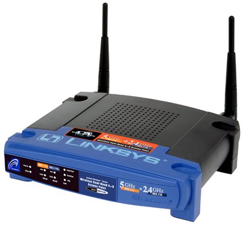 Cisco-Linksys WAP51AB Wireless Dual Band Access Point (802.11a + 802.11b)