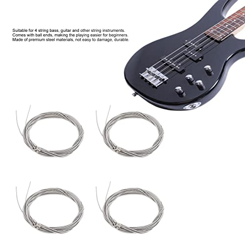 Corde de guitare, bonne qualité sonore 4pcs Kit de cordes de basse en acier durable pour la performance - Les Beatles, Paul McCartney, John Lennon, RIngo Starr, George Harrison Corde de guitare, bonne qualité sonore 4pcs Kit de cordes de basse en acier durable pour la performance – Image 6