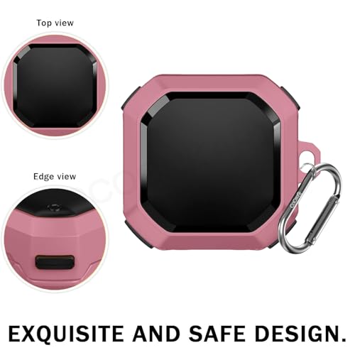 Image of Full Body Rugged Shockproof Case Cover Compatible for Samsung Galaxy Buds Core (2025) -Pink