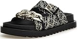 GUESS FL6FATFAL03BLKPL FATEMA Sneaker Female Negro y platino EU 36