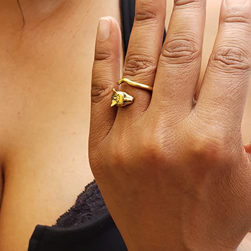 Egyptian Bastet Cat Ring - Adjustable2