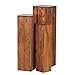 FineBuy Tables gigognes Ensemble Trois pièces Bois Massif Sheesham 24,5 x 85 x 24,5 cm | Table d'appoint Style Maison de Campagne | Meubles en Bois Table Basse | Table de Salon colonnes décoratives