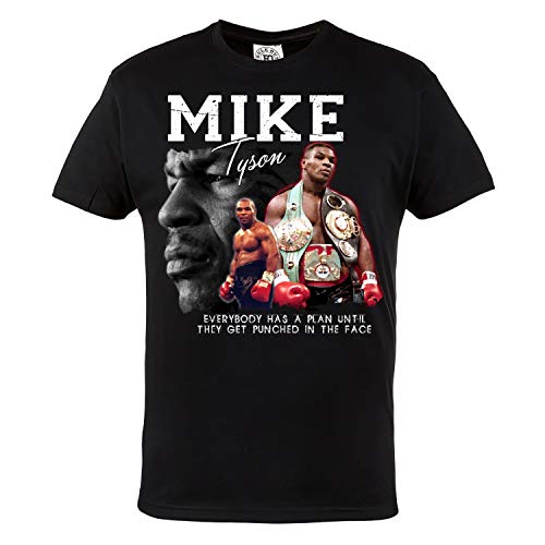 Rule Out Hommes T-Shirt. Mike Tyson. Boxing Champion. Boxe. Casual Wear (Taille XXLarge)