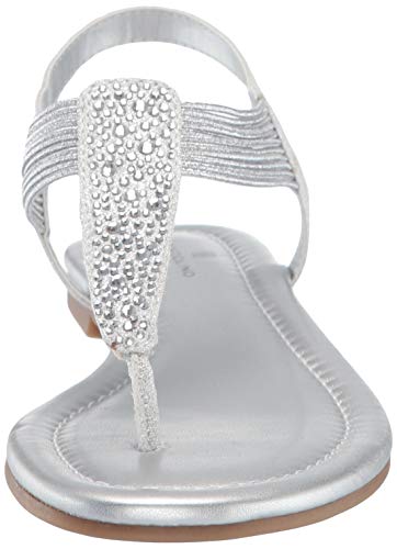 Bandolino Womens Kayte Sandal Silver 8 M #TOP1