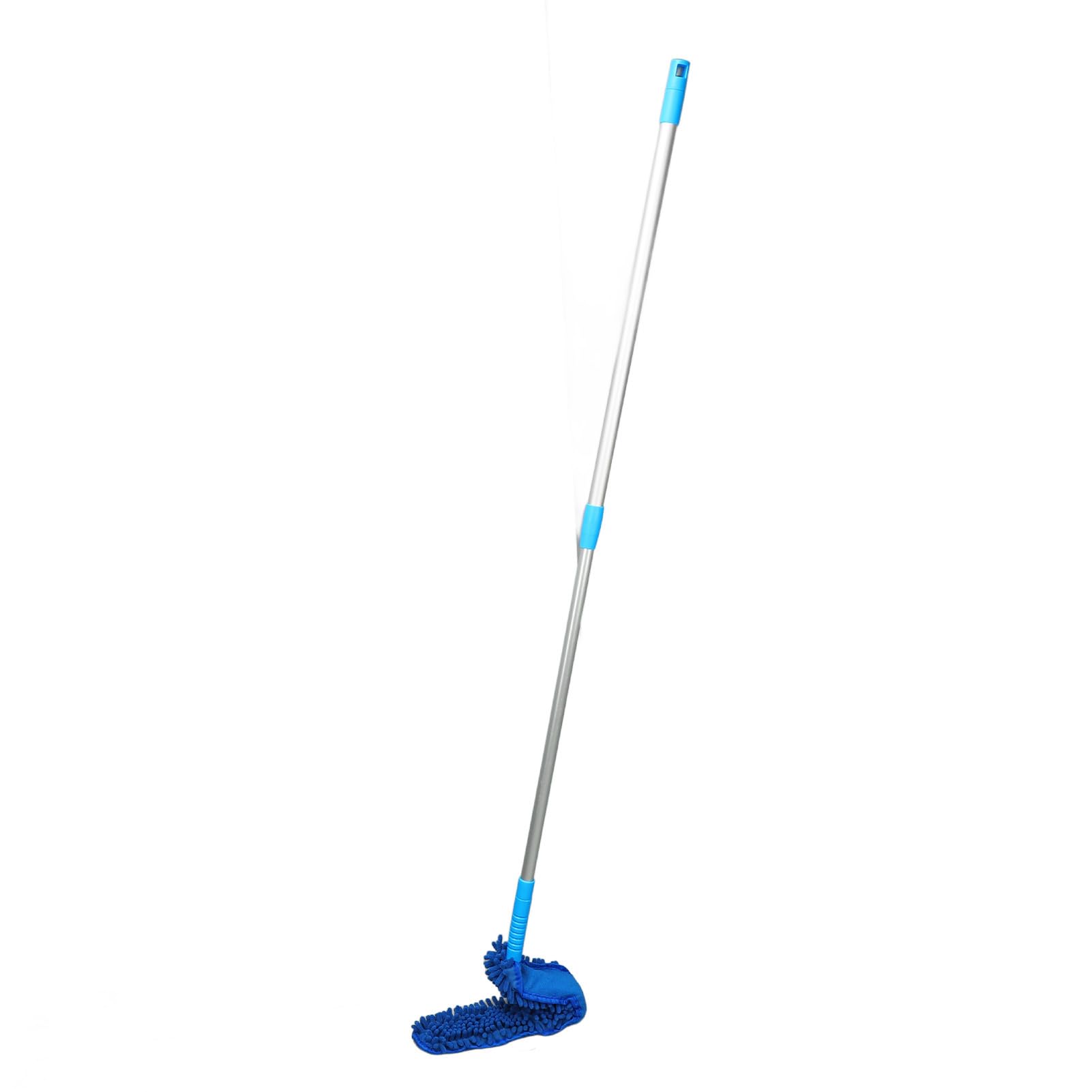 Plumero para Ventilador de Techo Extensible de Largo Alcance de 56 Pulgadas, Cabezal de Chenilla, Trapeador de Microfibra Reutilizable para Aspas de Ventilador, Paredes, Pisos