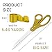 Ribbon Cutting Ceremony Kit Gold – 25 Inch Giant Scissors for Ribbon Cutting Ceremony and Gold Scissors for Grand Opening Decorations for Special Events Inaugurations and Openings