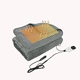 ZeroChills 12V Electric Car Heated Blanket 62.9