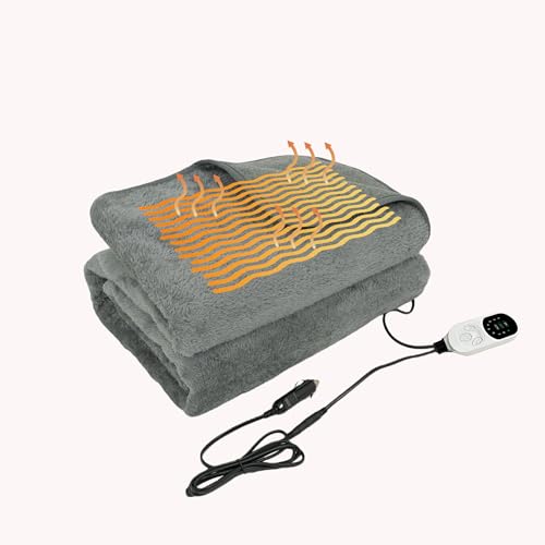 ZeroChills 12V Electric Car Heated Blanket 62.9